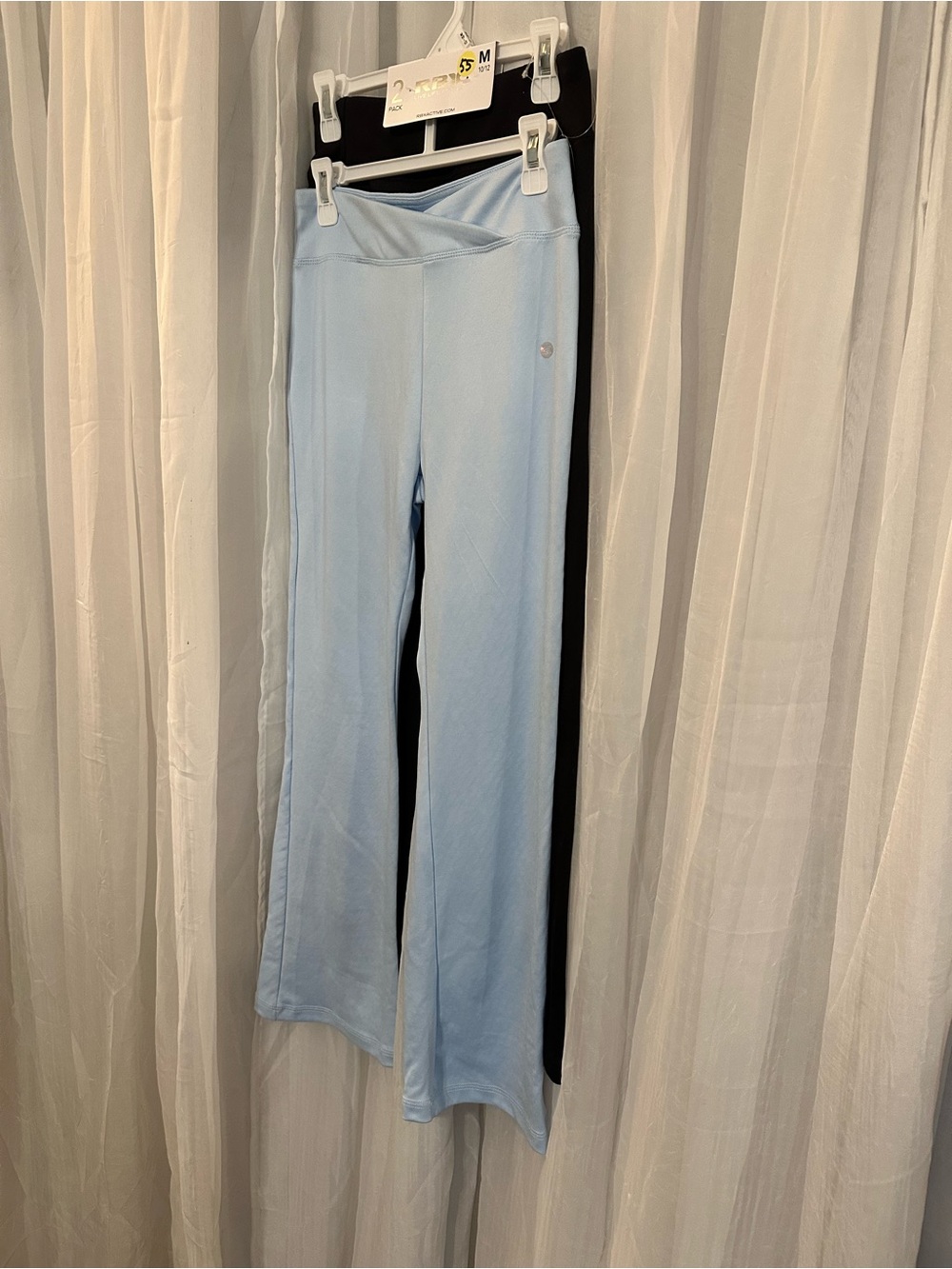 RBX flare leg yoga leggings. 2 pair. 1 black, 1 blue